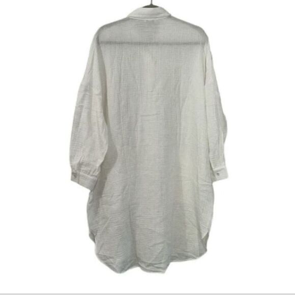 Johnny Was Calme Organic Cotton
Double pocket Oversized Shirt Dress(Size Small) - Picture 3 of 8